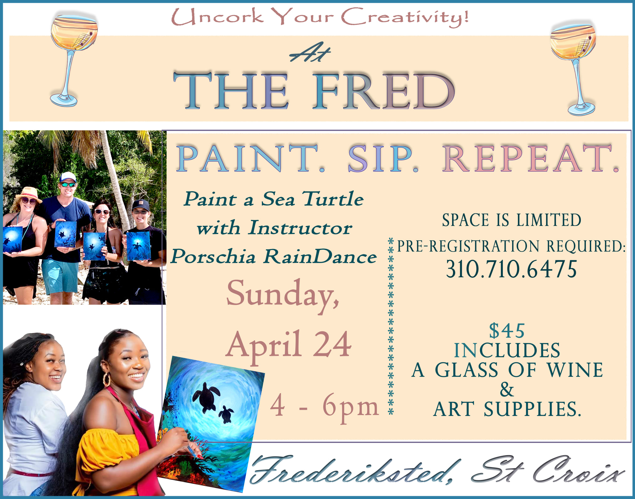 Paint. Sip. Repeat My Virgin Islands