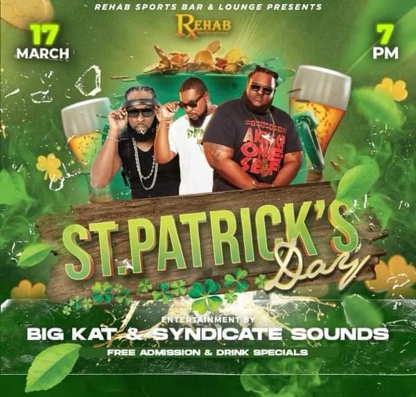 St. Patrick's Day Party at Rehab My Virgin Islands