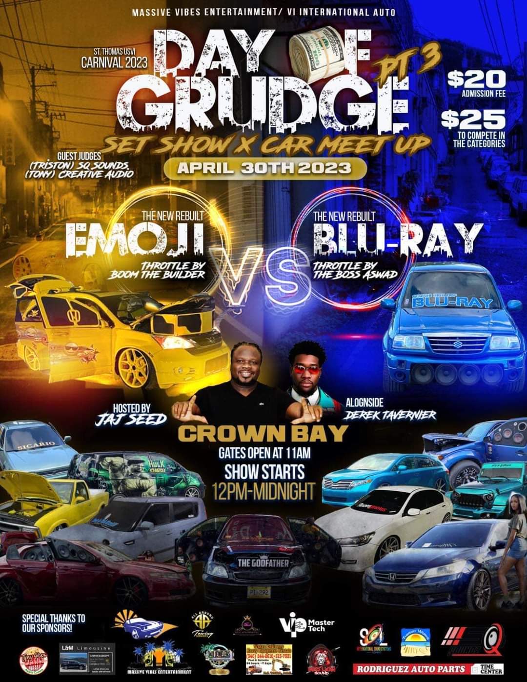 Day of Grudge Car Show x Set Show Meet Up My Virgin Islands