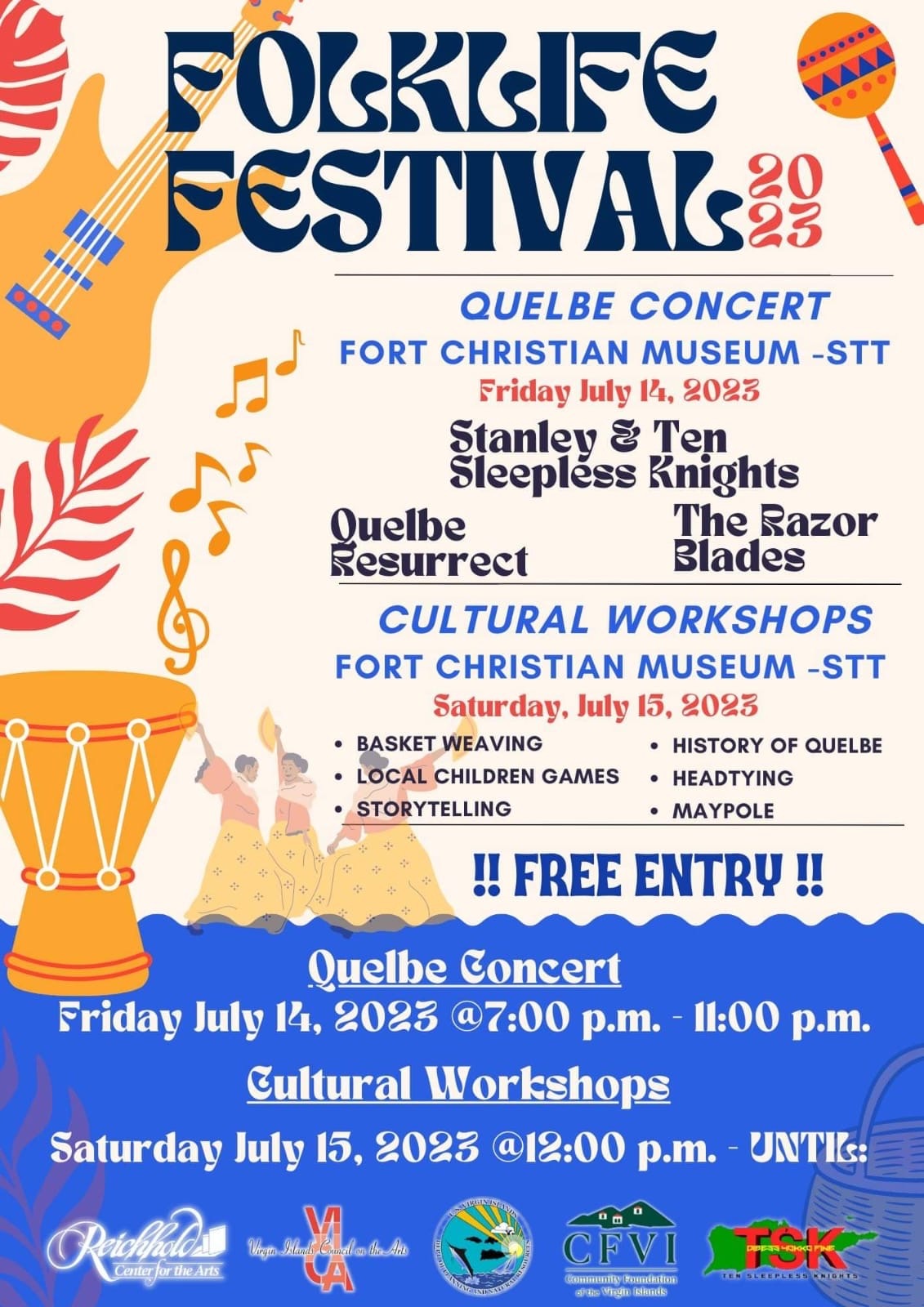 Folklife Festival 2023 Quelbe Concert My Virgin Islands