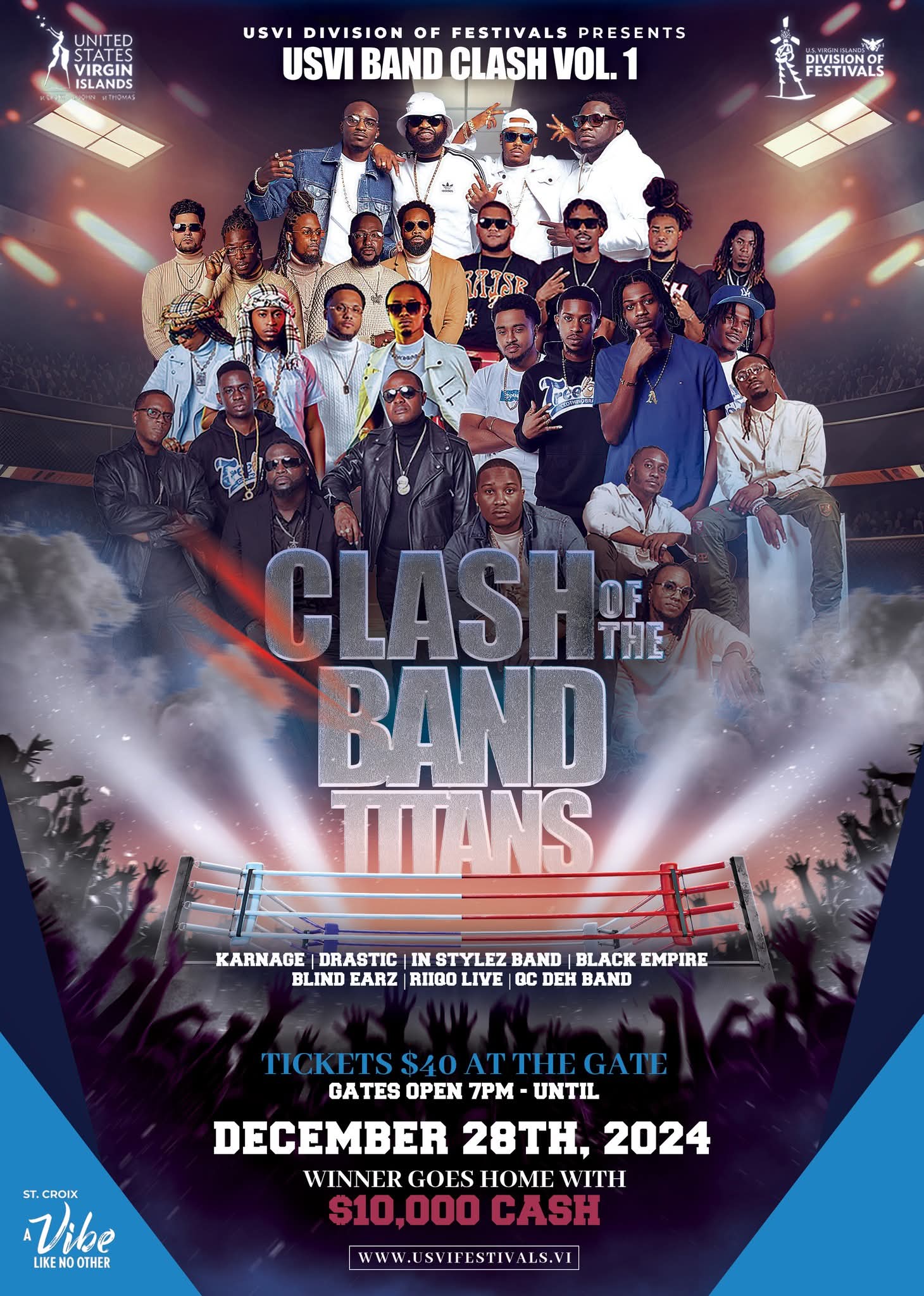 Clash of the Band Titans My Virgin Islands