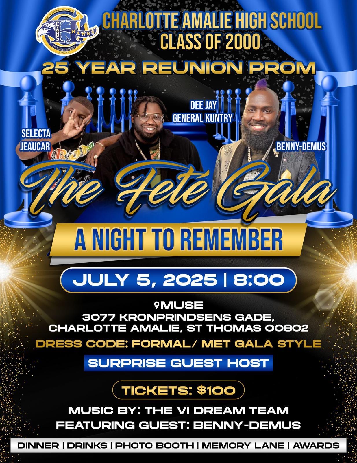 25 Year Reunion Prom - My Virgin Islands